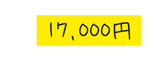 17 000円